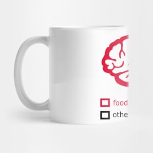 Brain and food Mug